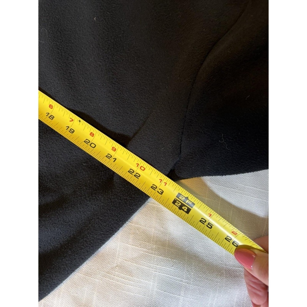 Vtg  ST JOHN Sport Black Zip Hoodie Military Jacket~Sz L~Gold Logo Crest ITALY - Picture 15 of 16